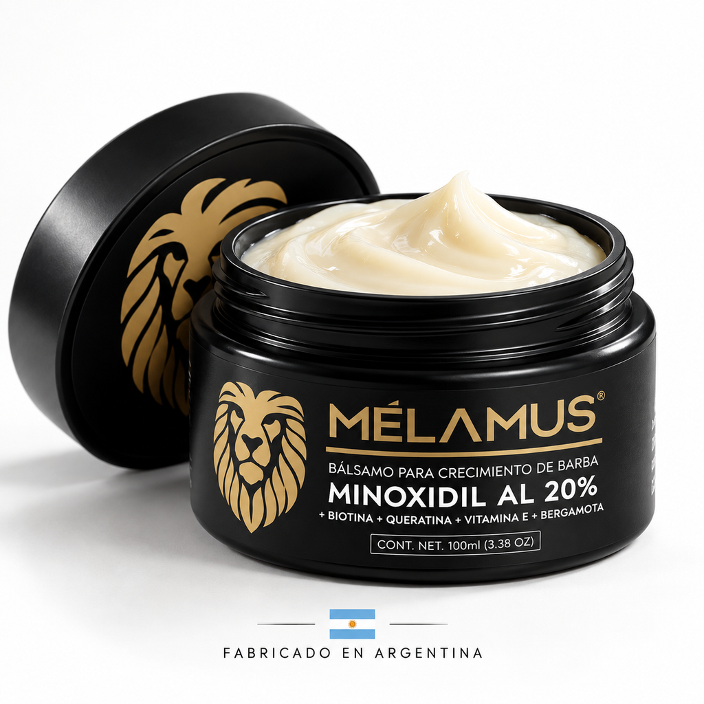 Crema MÉLAMUS™ — Recuperá la apariencia de tu barba