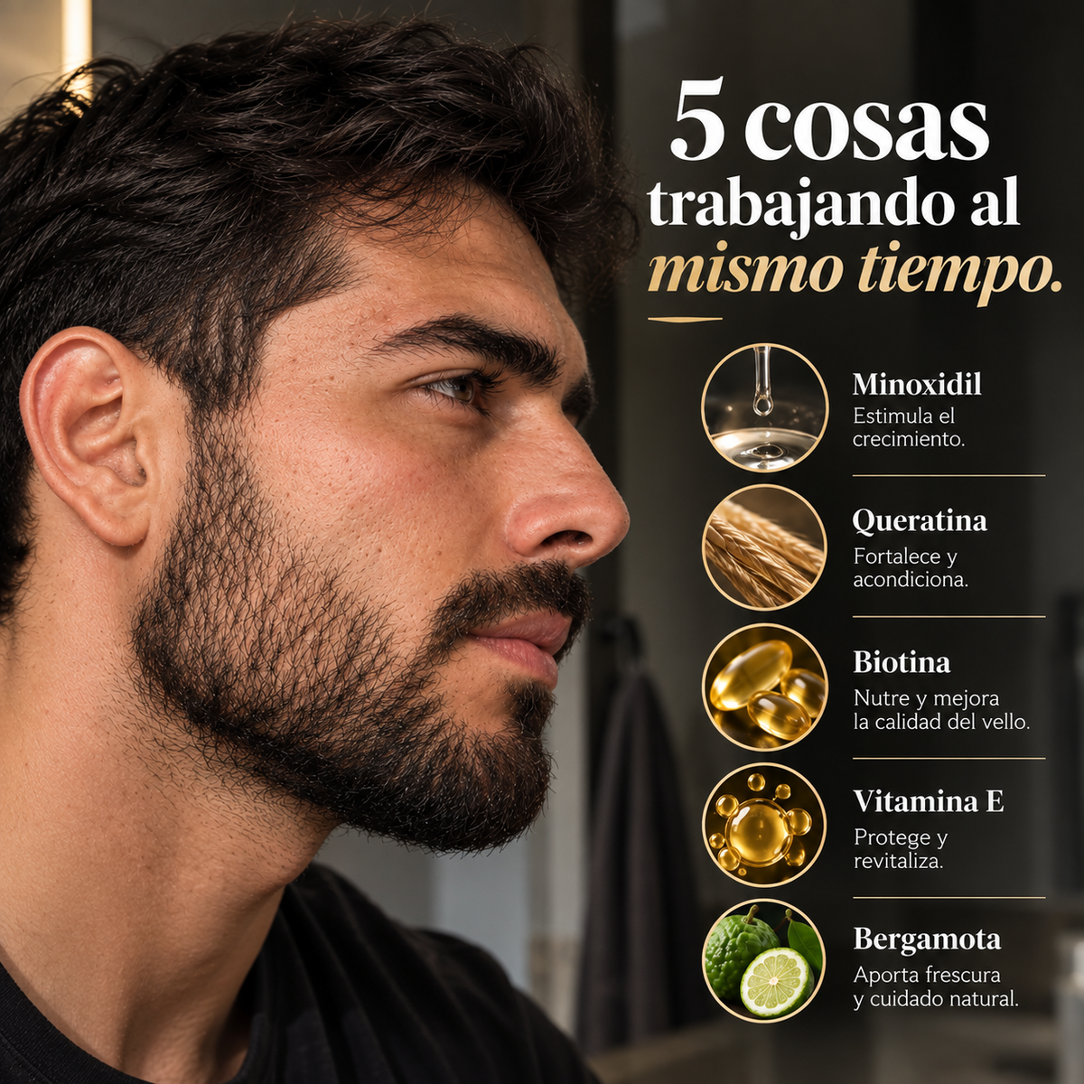 Crema MÉLAMUS™ — Recuperá la apariencia de tu barba